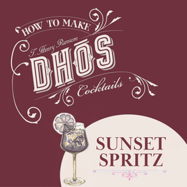Dhōs Sunset Spritz Recipe | Bittersweet Zero-Proof Spritz