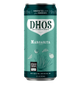 Teal can of DHOS Margarita non-alcoholic spirits on a white background
